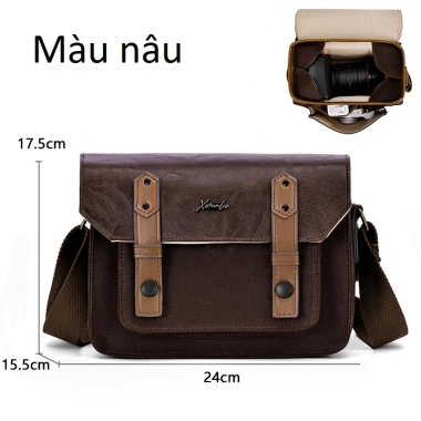 Túi đựng máy ảnh cổ điển XINALU cho Fujifilm, Sony, Canon, Nikon không gương lật - 550k 8