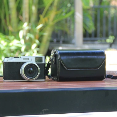 Túi Đựng Máy Ảnh Da Chống Sốc, Phù Hợp Sony ZVE10, Nikon J1, Leica D-LUX, Canon G5X, Fuji X100V - Giá 350k 4