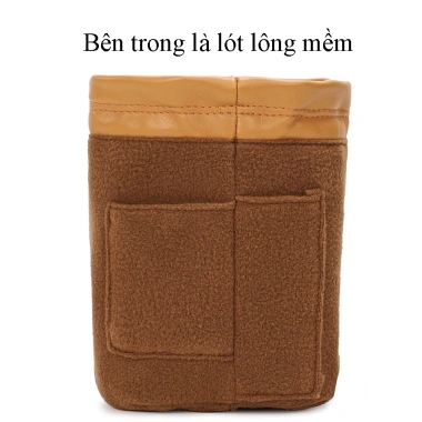 Túi đựng máy ảnh dây rút canvas Sccotton - bảo vệ lens ống kính, giá 199k