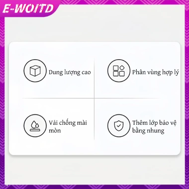 Túi Đựng Máy Ảnh E‑WOITD DSLR Canon Nikon Sony - Túi Đeo Vai Du Lịch Ngoài Trời, Dây Rút 3 Túi Đựng Máy Ảnh E‑WOITD DSLR Canon Nikon Sony - Túi Đeo Vai Du Lịch Ngoài Trời, Dây Rút 3