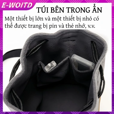 Túi Đựng Máy Ảnh E‑WOITD DSLR Canon Nikon Sony - Túi Đeo Vai Du Lịch Ngoài Trời, Dây Rút 7 Túi Đựng Máy Ảnh E‑WOITD DSLR Canon Nikon Sony - Túi Đeo Vai Du Lịch Ngoài Trời, Dây Rút 7