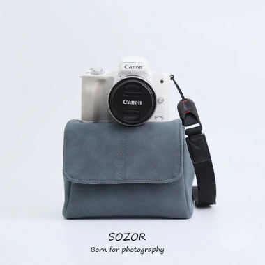 Túi đựng máy ảnh không gương lật cho Canon R50, Fuji XM5, Xs20, XT50 - Túi đeo vai chụp ảnh di động, giá chỉ 669.600đ