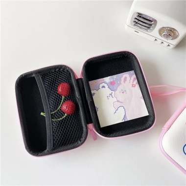 Túi đựng máy ảnh kỹ thuật số MèoBer - Họa tiết cute, ngăn chia bảo vệ digicam, 99.000 VND