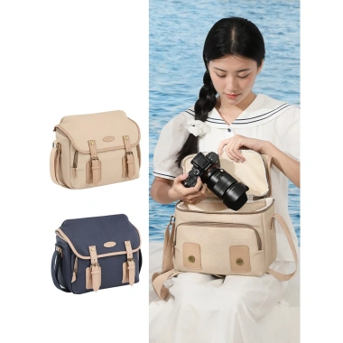 Túi đựng máy ảnh Lehuo cổ điển thời trang - Giá 380.000 VND, da cao cấp, an toàn
