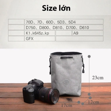 Túi đựng máy ảnh & ống kính Souderlor dây rút, bảo vệ an toàn, chỉ 153.000 VNĐ 6
