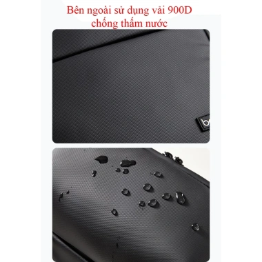 Túi đựng máy ảnh thời trang BOONA H37 vải tarpulin chống thấm, siêu bền, giảm giá 304k