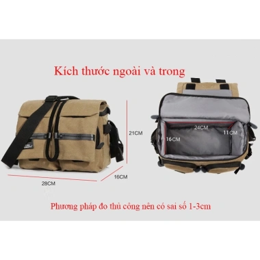 Túi đựng máy ảnh thời trang cổ điển vải canvas NG2.140 - Giá ưu đãi 441.000₫ 6 Túi đựng máy ảnh thời trang cổ điển vải canvas NG2.140 - Giá ưu đãi 441.000₫ 6