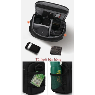 Túi đựng máy ảnh thời trang đeo chéo vai 6.070 - Giá ưu đãi 245.000₫, giảm từ 316.050₫ 5