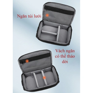 Túi đựng máy ảnh thời trang đeo chéo vai 6.070 - Giá ưu đãi 245.000₫, giảm từ 316.050₫ 6
