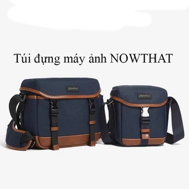 Túi đựng máy ảnh thời trang NOWTHAT phối da cao cấp - Giá ưu đãi 411.600₫