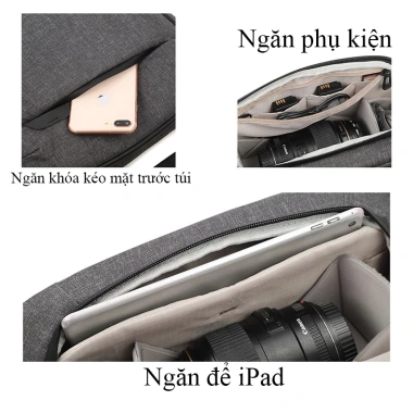 Túi đựng máy ảnh Xiu Jian Everyday Sling v2 nhiều kích thước - Giá ưu đãi 390.000 VND