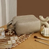 Túi Đựng Mỹ Phẩm 3 Ngăn Da PU Chống Nước LEEBANGKOK - Tiện Du Lịch, Giá 128.000₫ 9