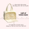 Túi Đựng Mỹ Phẩm 4 Ngăn Automatik - Túi Du Lịch Makeup Dung Tích Lớn Chống Thấm 5