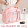 Túi đựng mỹ phẩm cao cấp, đựng đồ trang điểm, skincare cá nhân, du lịch, tay cầm tiện lợi, mẫu mới giảm giá 2