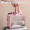 Túi đựng mỹ phẩm cao cấp, đựng đồ trang điểm, skincare cá nhân, du lịch, tay cầm tiện lợi, mẫu mới giảm giá 9
