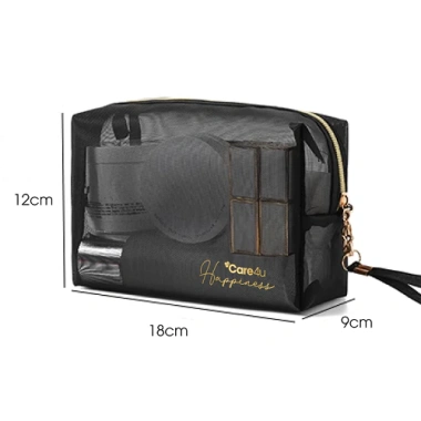 Túi đựng mỹ phẩm CARE4U lưới thoáng khí, tiện dụng, phù hợp du lịch, giá 43.993₫