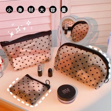 Túi Đựng Mỹ Phẩm Dễ Thương Hàn Quốc cho Nữ Thiết Kế Nhỏ Gọn Giá 23.500 VND