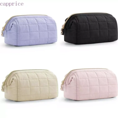 Túi đựng mỹ phẩm du lịch CAPPRICE dung lượng lớn, màu trơn, mở rộng di động nữ