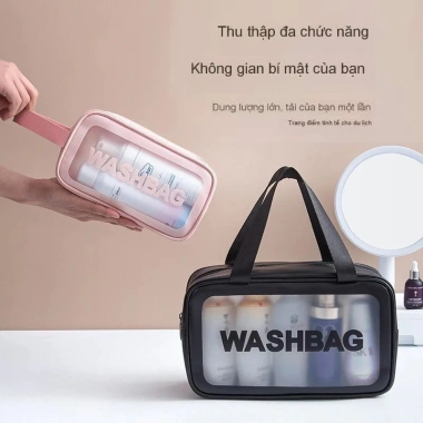 Túi Đựng Mỹ Phẩm Du Lịch Trong Suốt WASHBAG - Giá 42.240₫, Tiết Kiệm 10.138₫