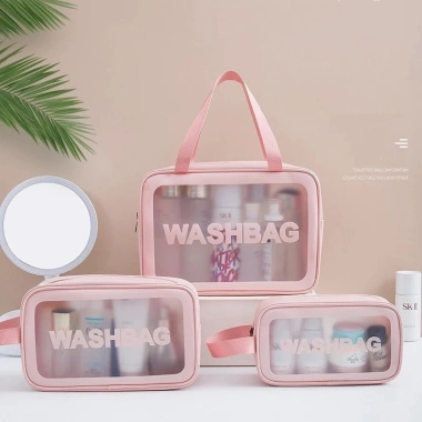 Túi Đựng Mỹ Phẩm Du Lịch Trong Suốt WASHBAG - Giá 42.240₫, Tiết Kiệm 10.138₫