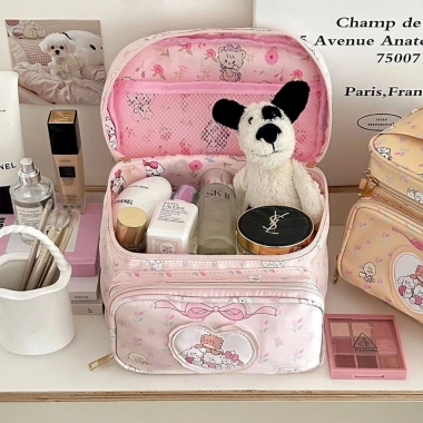 Túi Đựng Mỹ Phẩm Mèo Mikko Size Lớn - Dung Tích Đại, Makeup Cute Cho Nữ 95k 2