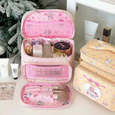 Túi Đựng Mỹ Phẩm Mèo Mikko Size Lớn - Dung Tích Đại, Makeup Cute Cho Nữ 95k 4