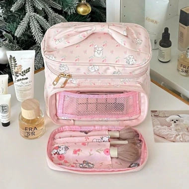 Túi Đựng Mỹ Phẩm Mèo Mikko Size Lớn - Dung Tích Đại, Makeup Cute Cho Nữ 95k 5