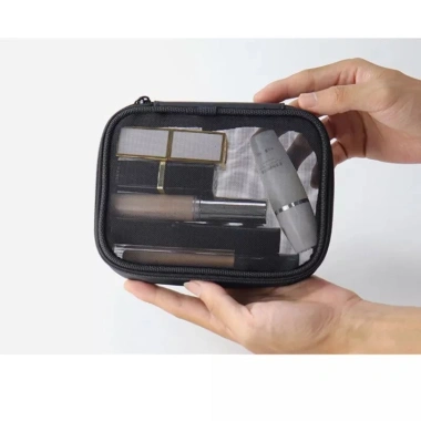 Túi đựng mỹ phẩm nắp trong suốt - Thiết kế tiện lợi, dễ lấy, chỉ 42.000đ