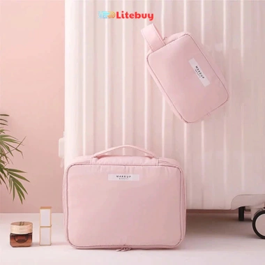 Túi đựng mỹ phẩm sức chứa lớn, nhỏ gọn dễ thương – Litebuy, giảm giá 68.000 VND