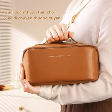 Túi đựng mỹ phẩm, trang điểm, trang sức chống nước - Du lịch dã ngoại, giá 55.000₫