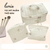 Túi đựng mỹ phẩm trang điểm vải Phao Dù thỏ nâu cỡ lớn – Tiện du lịch, chỉ 79.000₫