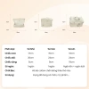 Túi đựng mỹ phẩm trang điểm vải Phao Dù thỏ nâu cỡ lớn – Tiện du lịch, chỉ 79.000₫ 2