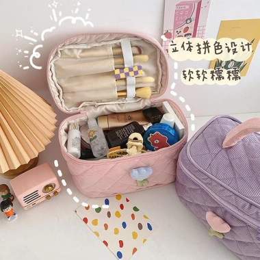 Túi đựng mỹ phẩm vải nhung có quai xách – HICKIES LACING SYSTEM, chỉ 60.000₫ 2
