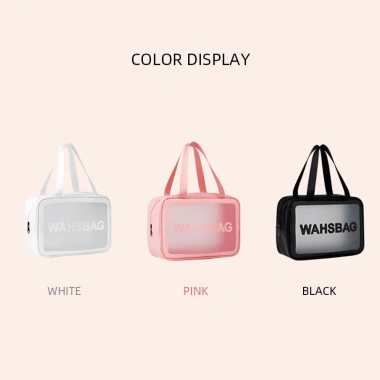 Túi đựng mỹ phẩm WASHBAG chống thấm nước cầm tay lớn, du lịch makeup cá nhân