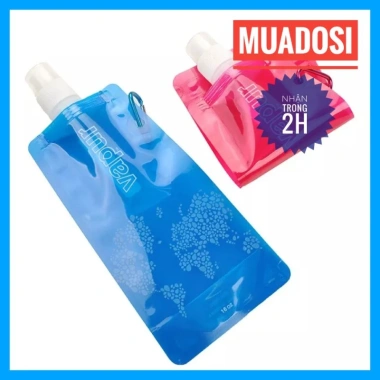 Túi Đựng Nước Chất Lỏng 500ml Gấp Gọn Có Vòi Tiện Dụng Giá 28.000₫