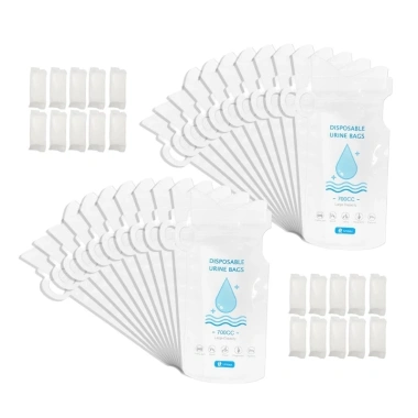 Túi đựng nước tiểu khẩn cấp SADYUELE - Bộ bột hấp thụ nhanh, dùng một lần, du lịch thiết yếu, giá 136.567 VND