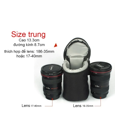 Túi đựng ống kính máy ảnh SLR, túi lót bảo quản bền, giá ưu đãi 88.200₫