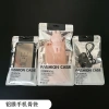Túi đựng ốp điện thoại có khóa kéo, chống thấm nước, thẩm mỹ, zip bạc đẹp 8