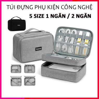 Túi Đựng Phụ Kiện BAONA Máy Tính Bảng – Cáp Sạc, Pin Dự Phòng, Giá 139.000 VND