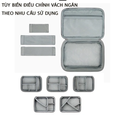 Túi Đựng Phụ Kiện BAONA Máy Tính Bảng – Cáp Sạc, Pin Dự Phòng, Giá 139.000 VND