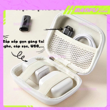 Túi đựng phụ kiện chống sốc - Hộp bảo vệ máy ảnh, cáp sạc, ổ cứng - Giá 51.250₫ 2