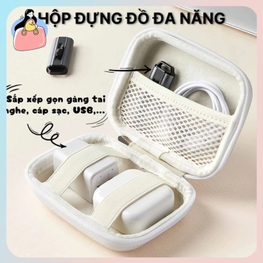 Túi đựng phụ kiện chống sốc - Hộp bảo vệ máy ảnh, ổ cứng, cáp sạc - Giá 68.440₫ 8