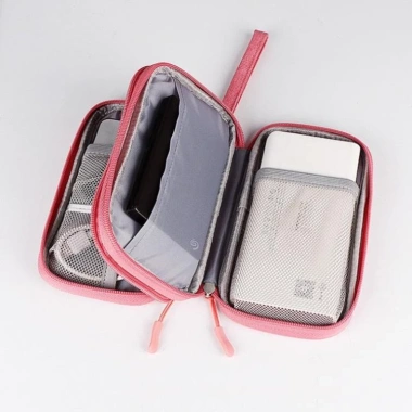 Túi đựng phụ kiện công nghệ chống thấm, gọn nhẹ, chia ngăn, đựng cáp sạc, tai nghe, USB, giảm 18% 3