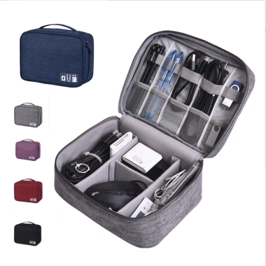 Túi Đựng Phụ Kiện Công Nghệ Đa Năng – Pin, Cáp, Tai Nghe, USB, Mỹ Phẩm – 89k