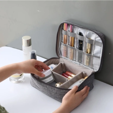 Túi Đựng Phụ Kiện Công Nghệ Đa Năng – Pin, Cáp, Tai Nghe, USB, Mỹ Phẩm – 89k
