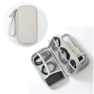 Túi đựng phụ kiện đa năng 2 ngăn chống sốc - Hộp dây sạc, tai nghe, chỉ 65.000 VND 4