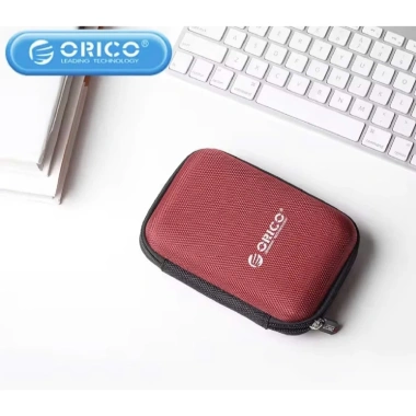 Túi đựng phụ kiện đa năng Orico PHD25 đỏ - Chống sốc bảo vệ dây sạc, tai nghe, giảm giá 61.900 VND 2