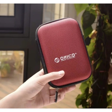 Túi đựng phụ kiện đa năng Orico PHD25 đỏ - Chống sốc bảo vệ dây sạc, tai nghe, giảm giá 61.900 VND 3