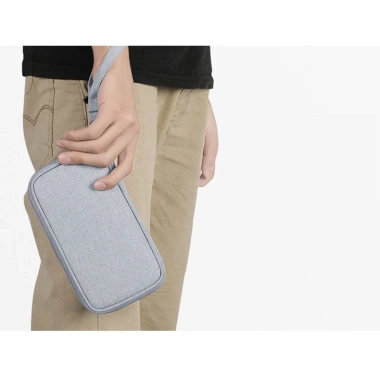Túi đựng phụ kiện dây sạc và pin dự phòng cao cấp, móc treo siêu bền XuZu V45