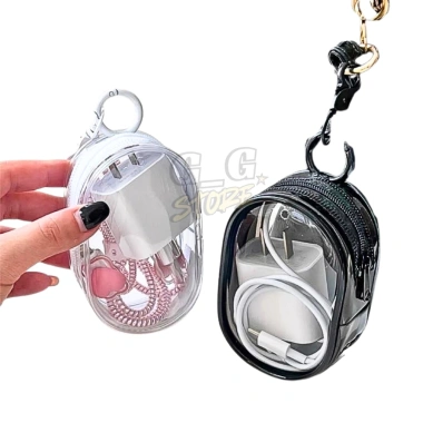 Túi Đựng Phụ Kiện Điện Tử Đa Năng Trong Suốt Hộp Sạc Cáp Tai Nghe Mini 39k GGStore 3 Túi Đựng Phụ Kiện Điện Tử Đa Năng Trong Suốt Hộp Sạc Cáp Tai Nghe Mini 39k GGStore 3